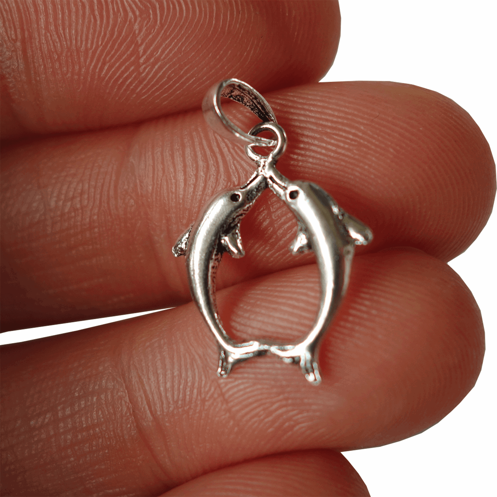 925 Sterling Silver Dolphin Pendant Mens Womens Ladies Boys Girls Kids Jewellery