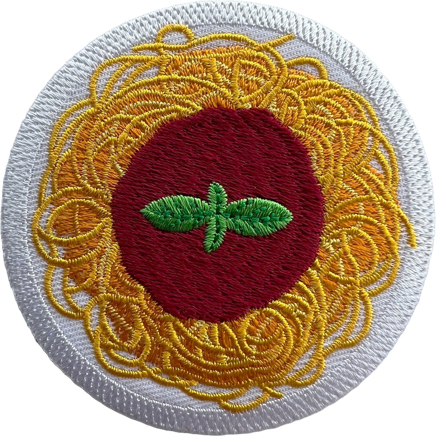 Spaghetti Bolognese Patch Iron Sew On Clothes Backpack Italy Italian Food Badge