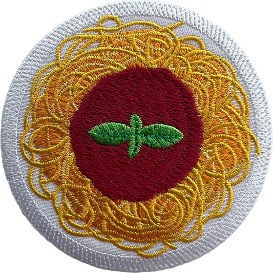 Spaghetti Bolognese Patch Iron Sew On Clothes Backpack Italy Italian Food Badge