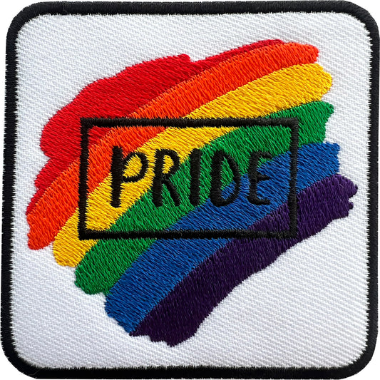 Rainbow Flag Patch Iron Sew On T Shirt Costume Gay Pride Embroidered Badge