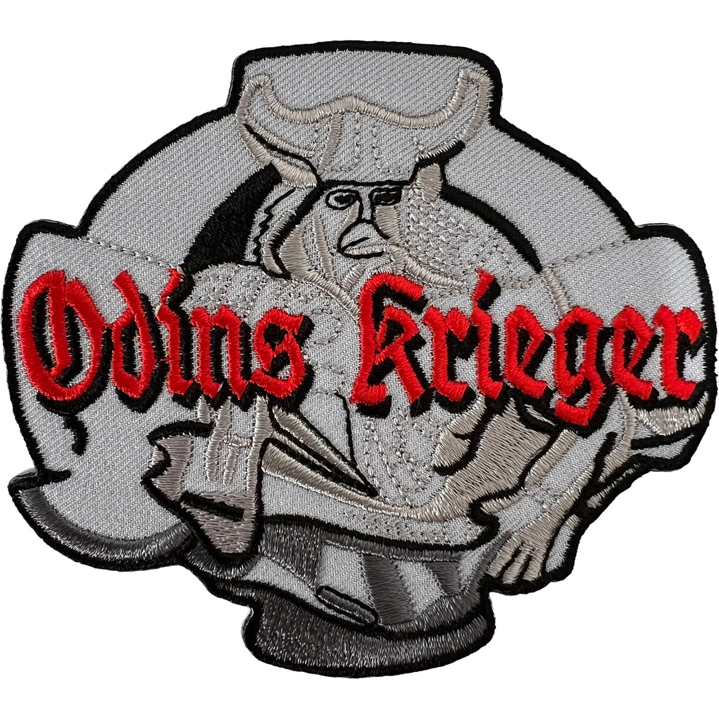 Odins Krieger Patch Iron Sew On Biker Motorcycle Vest Jacket Embroidered Badge