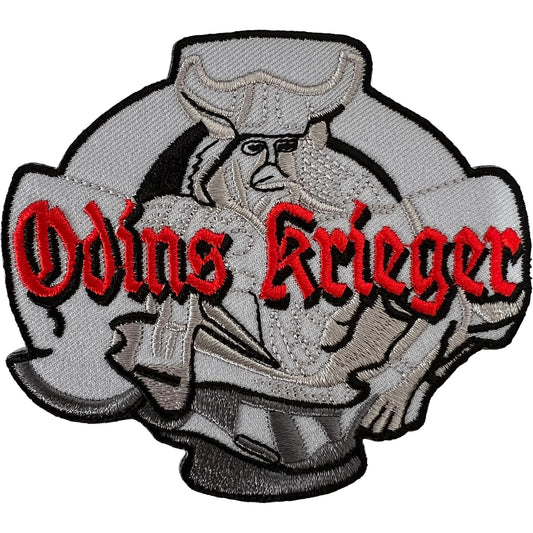 Odins Krieger Patch Iron Sew On Biker Motorcycle Vest Jacket Embroidered Badge