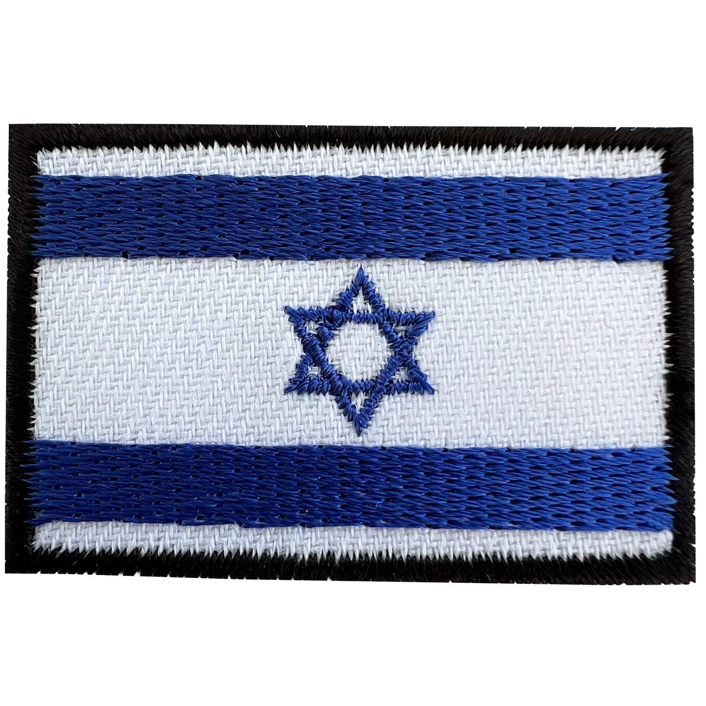 Mini Israel Flag Patch Iron Sew On T Shirt Star of David Small Embroidered Badge