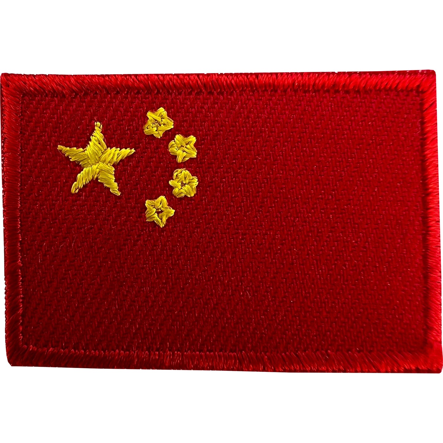 Mini China Flag Patch Iron Sew On Clothes Shirt Chinese Small Embroidered Badge