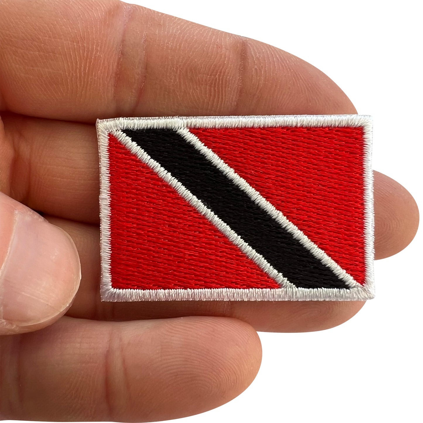 Mini Trinidad and Tobago Flag Patch Iron Sew On Shirt Bag Small Embroidery Badge