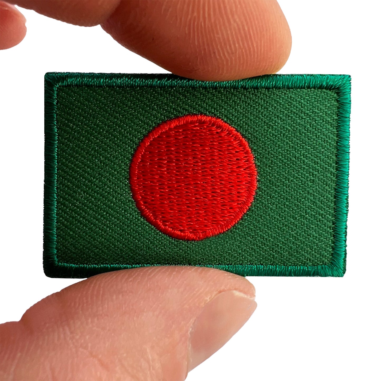 Mini Bangladesh Flag Patch Iron Sew On T Shirt Bag Small India Embroidery Badge