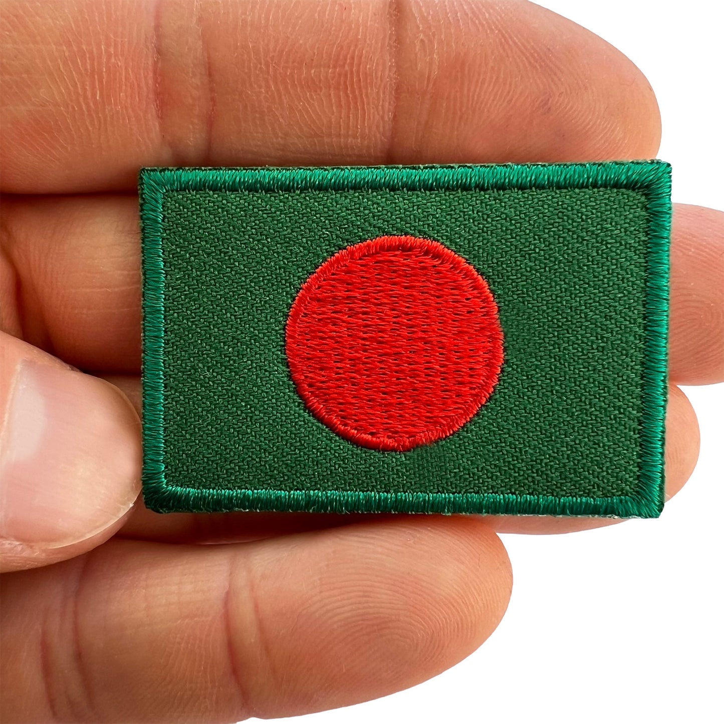 Mini Bangladesh Flag Patch Iron Sew On T Shirt Bag Small India Embroidery Badge