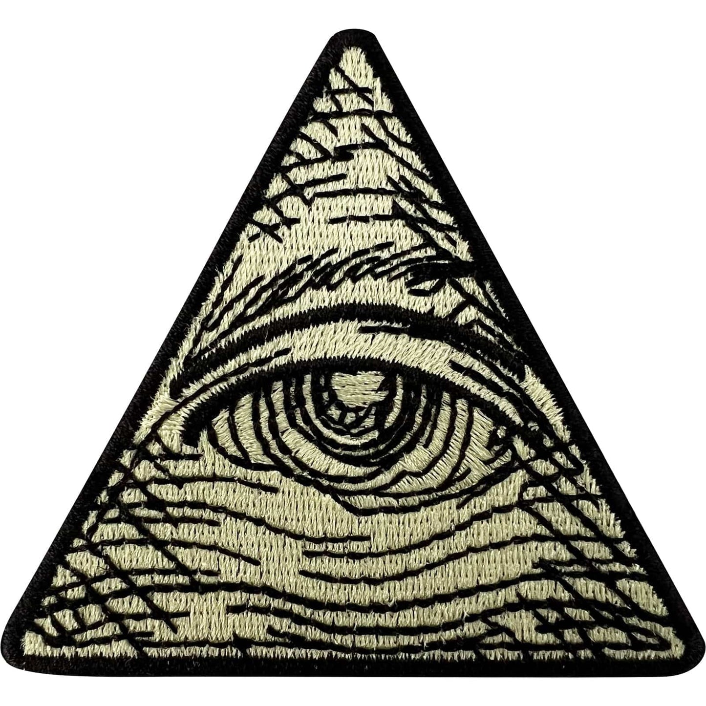 All Seeing Evil Eye Patch Iron Sew On Clothes Bag Denim Crafts Embroidered Badge