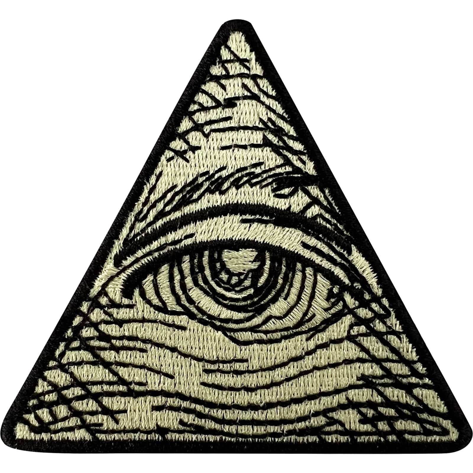 All Seeing Evil Eye Patch Iron Sew On Clothes Bag Denim Crafts Embroidered Badge