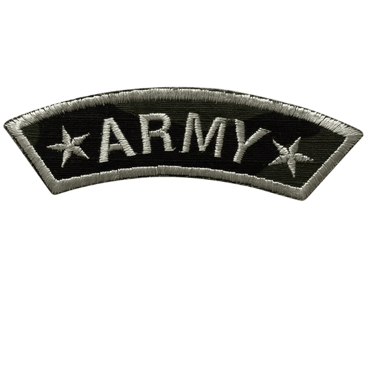 ARMY Patch Iron Sew On Jacket Bag Clothes Stars Camo Military Embroidered Badge