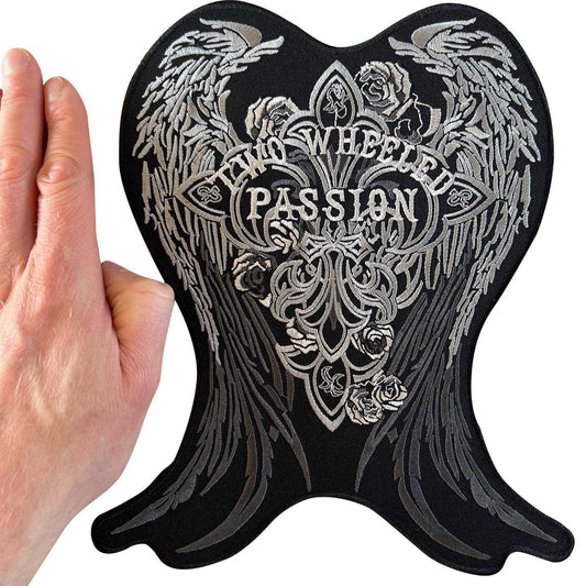 Big Large Angel Wings Iron Sew On Patch Motorbike Motorcycle Jacket Biker Badge