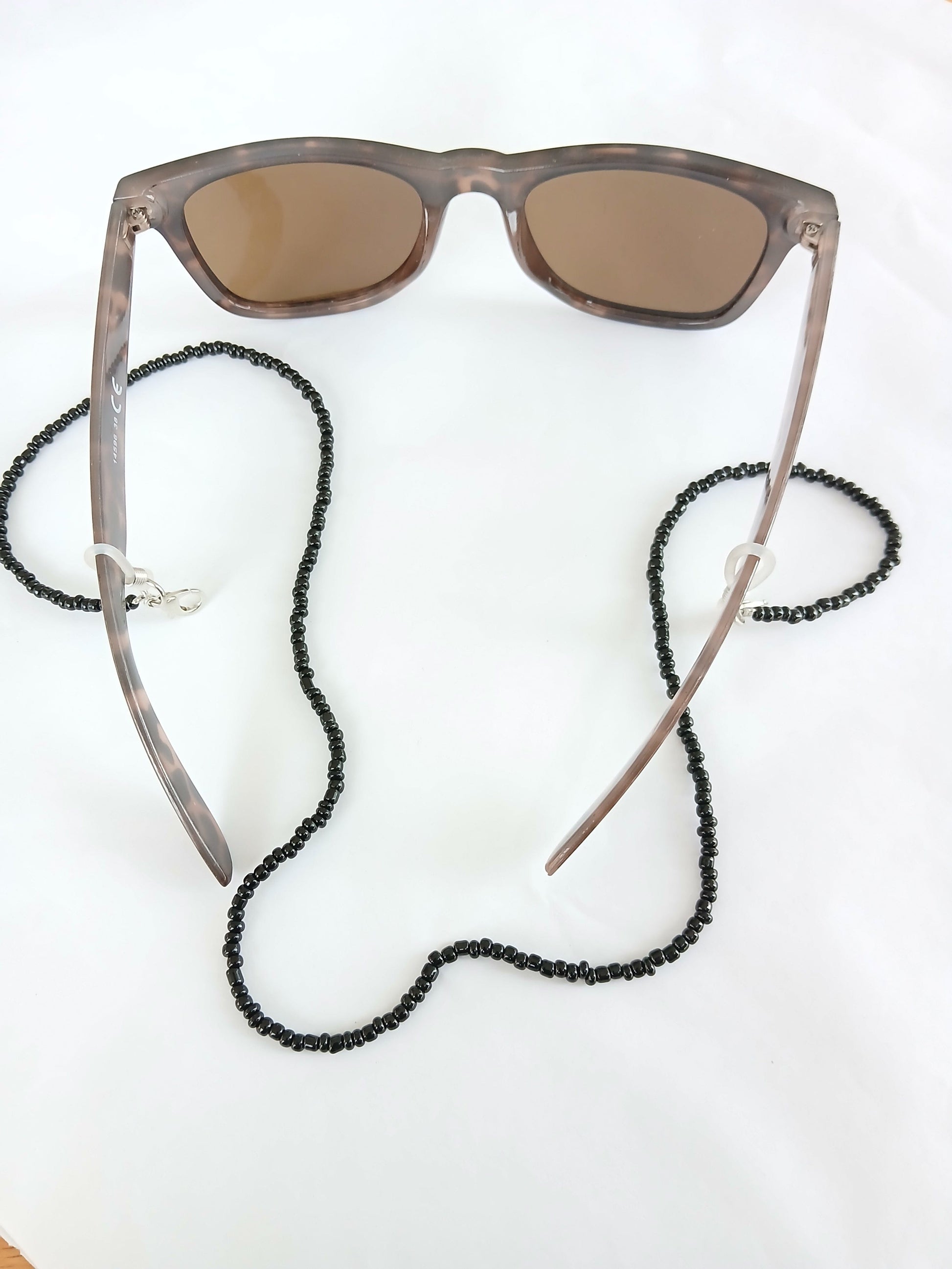 Black beads chain for glasses sunglasses strap glasses accessories