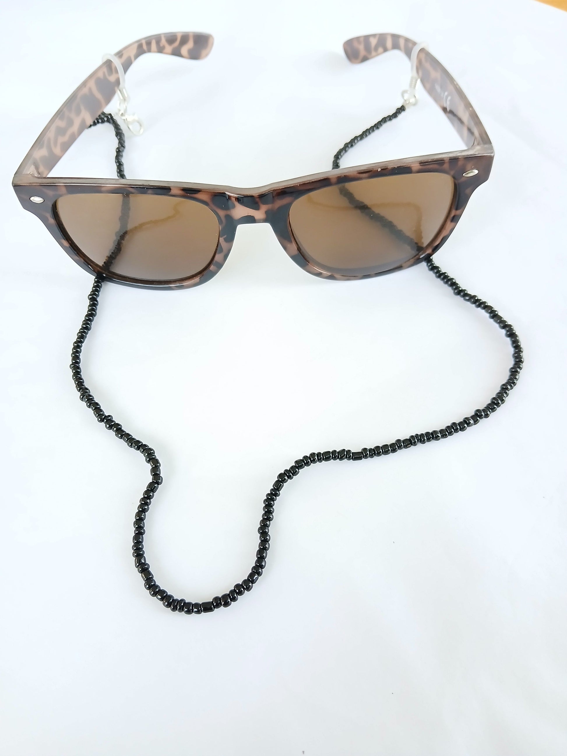 Black beads chain for glasses sunglasses strap glasses accessories