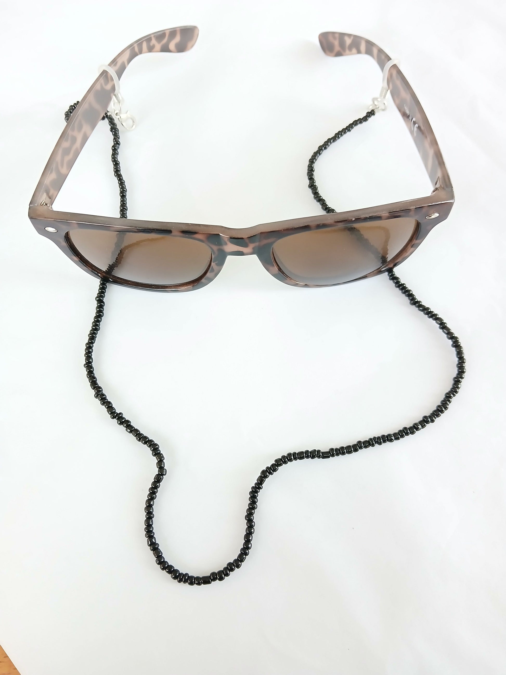 Black beads chain for glasses sunglasses strap glasses accessories