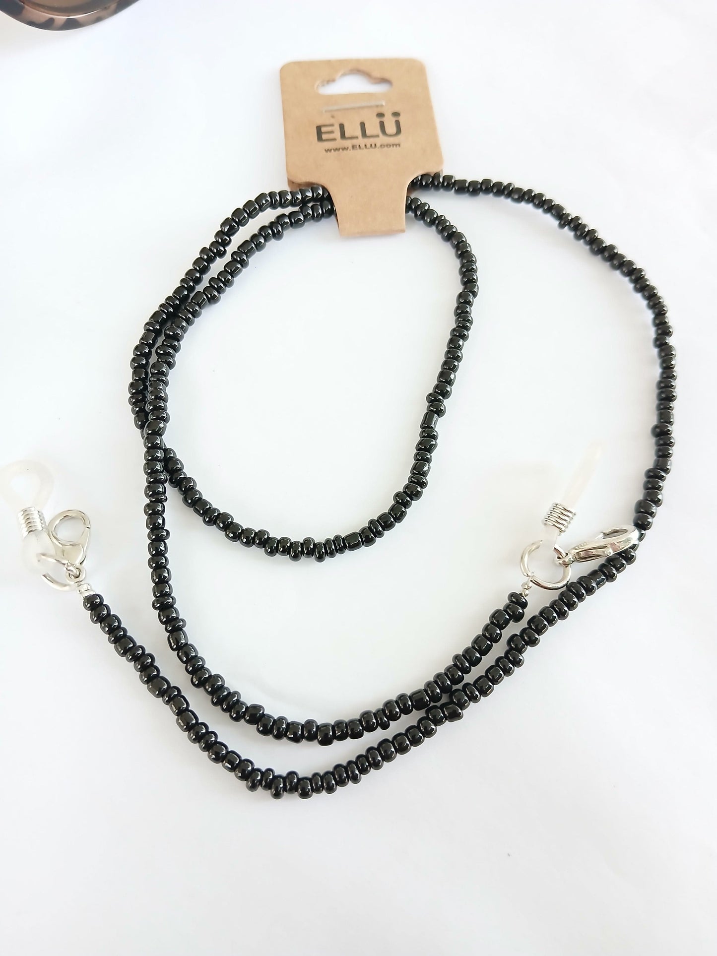 Black beads chain for glasses sunglasses strap glasses accessories