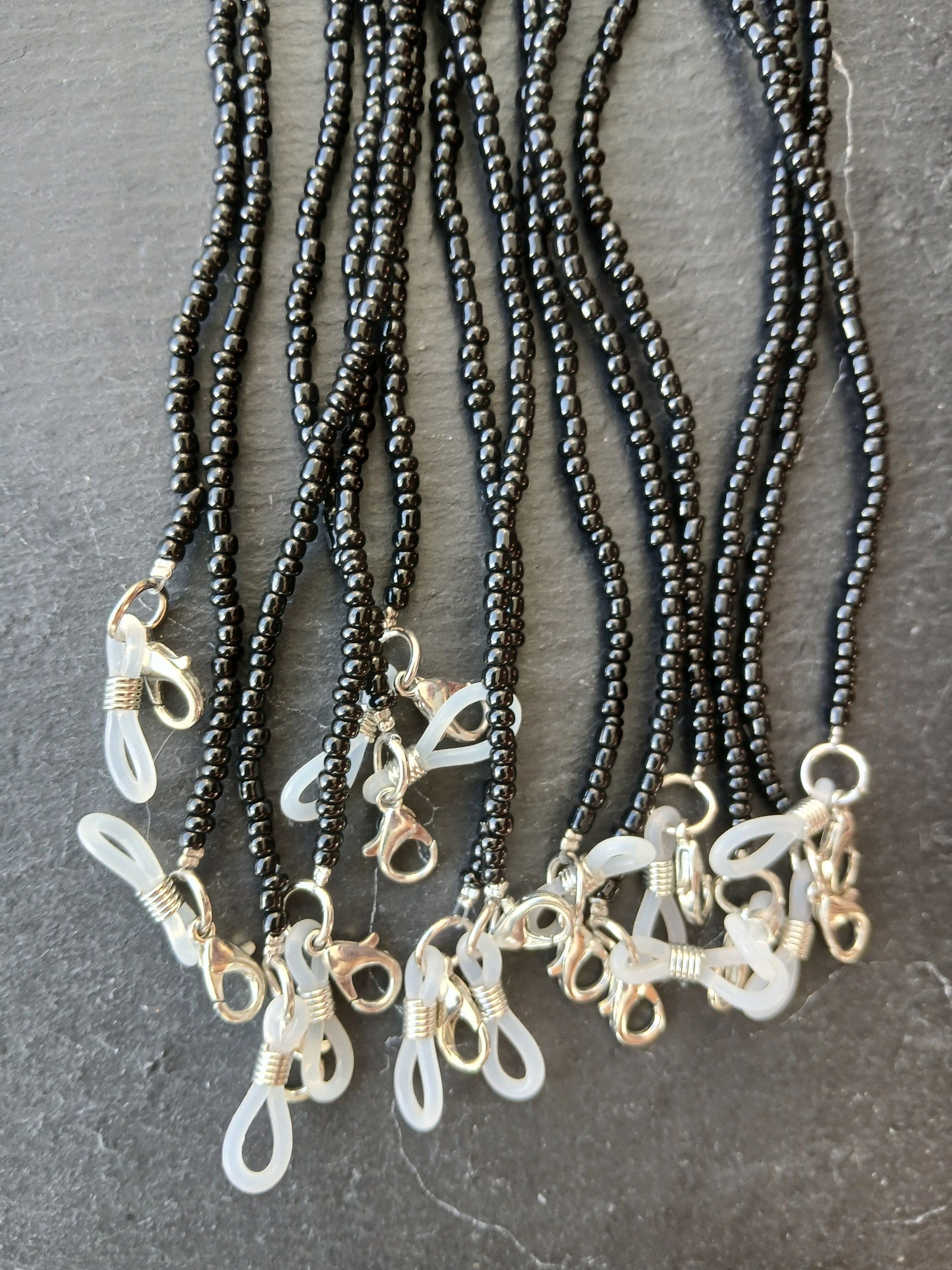 Black beads chain for glasses sunglasses strap glasses accessories
