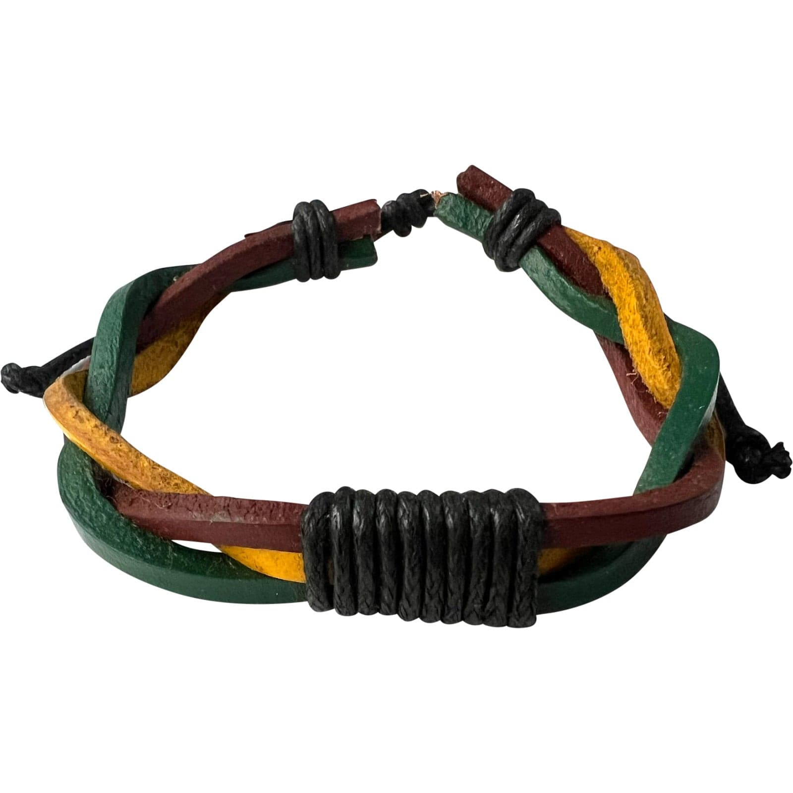 Braided Leather Bracelet Wristband Plaited Woven Bangle Mens Womens Jewellery