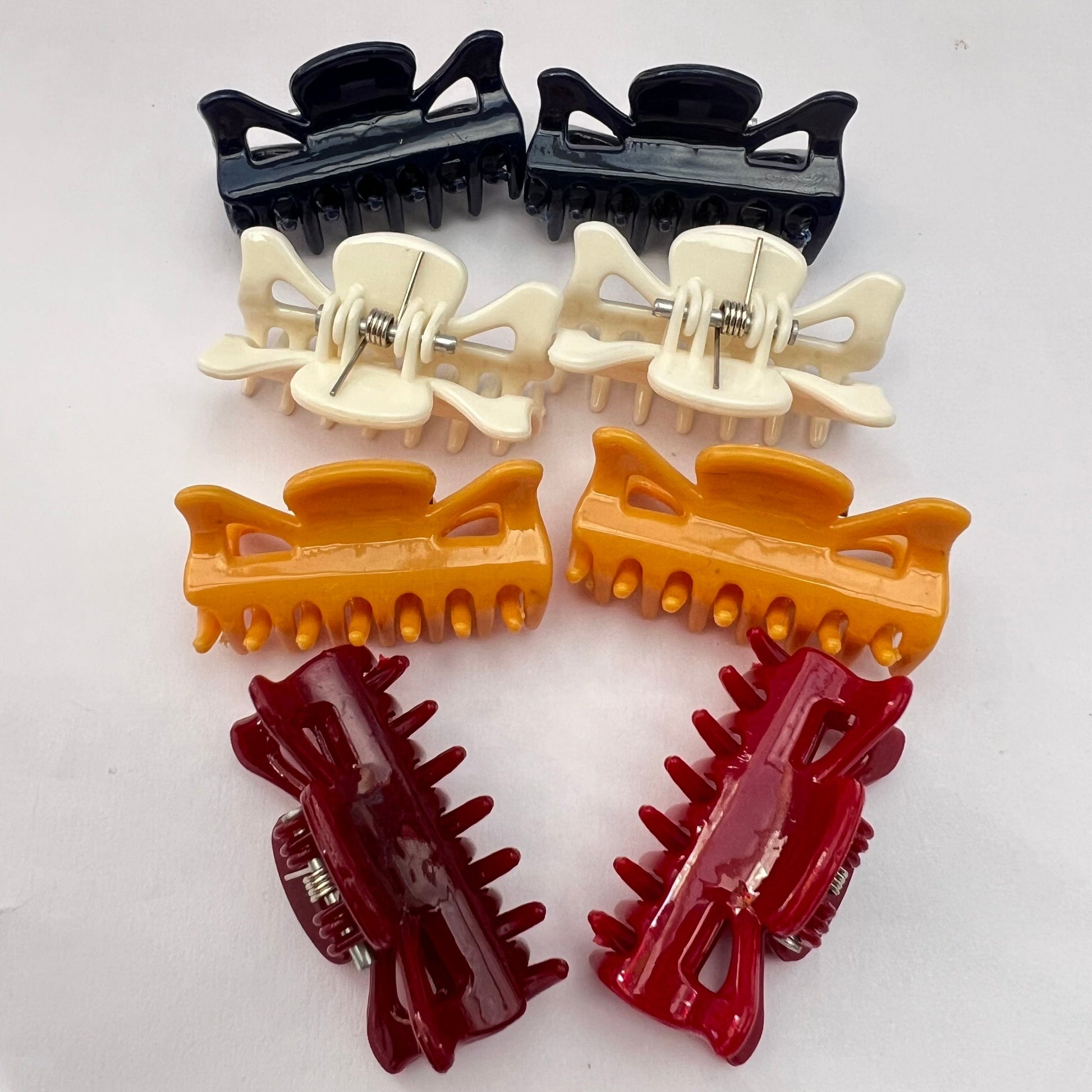 Bundle of Hair Accessories Small hair clip hair claw 4 cm of 8 hair clips