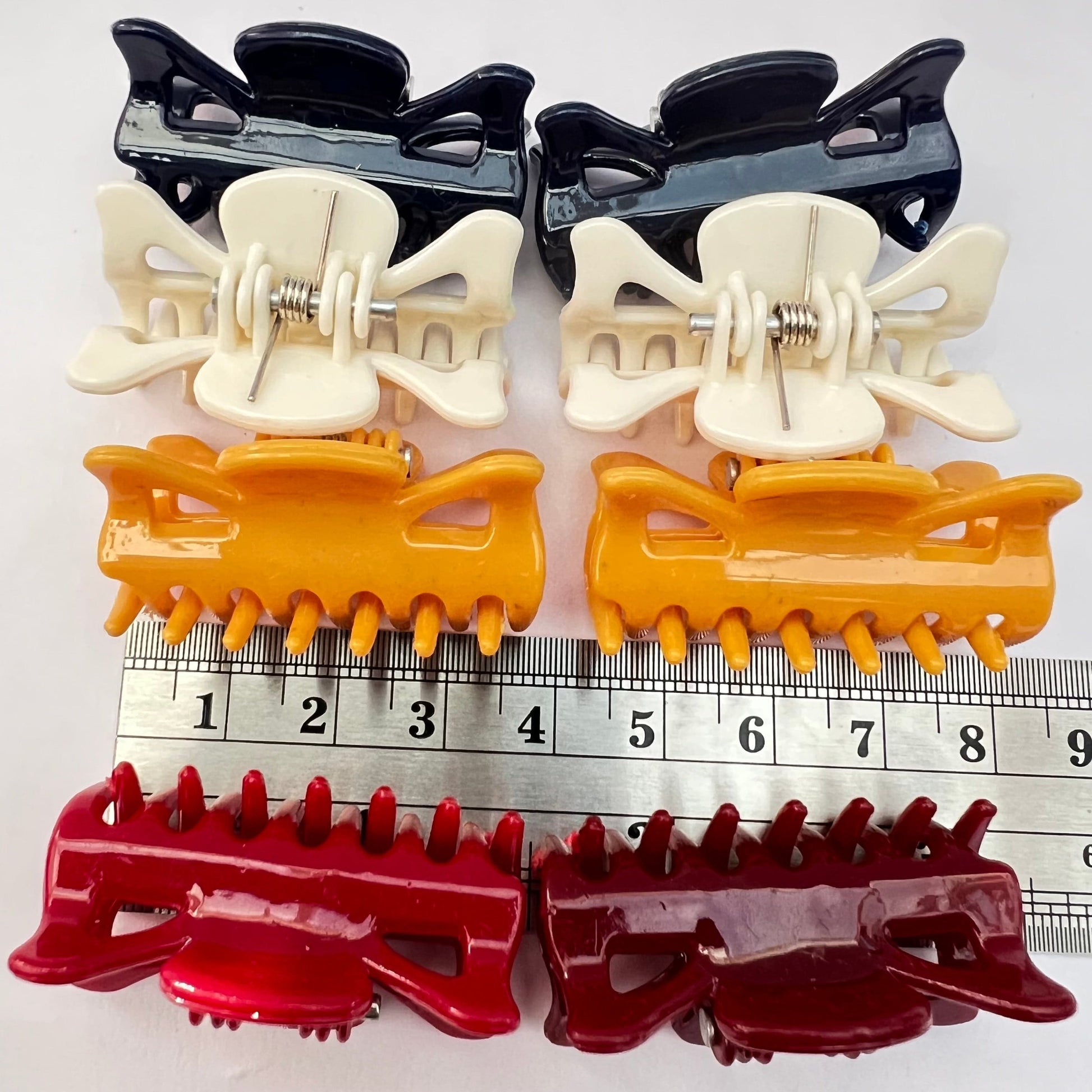 Bundle of Hair Accessories Small hair clip hair claw 4 cm of 8 hair clips