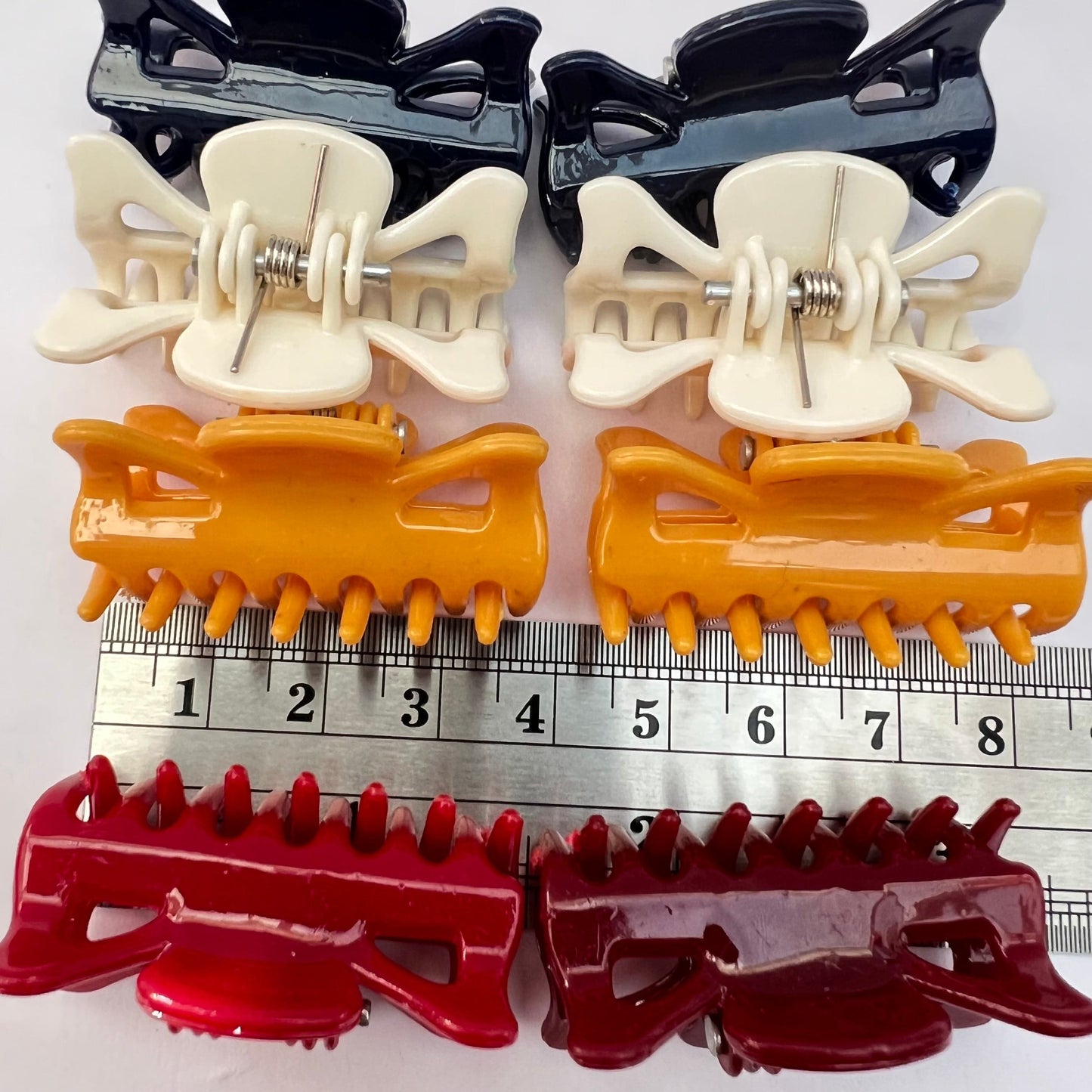 Bundle of Hair Accessories Small hair clip hair claw 4 cm of 8 hair clips