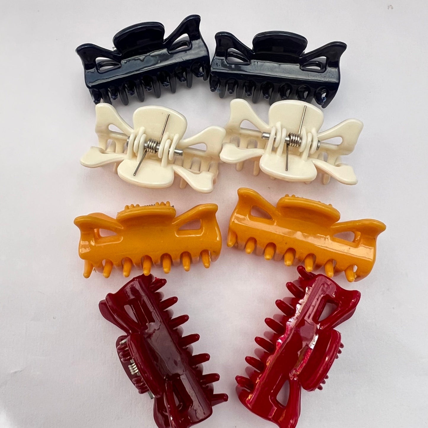 Bundle of Hair Accessories Small hair clip hair claw 4 cm of 8 hair clips