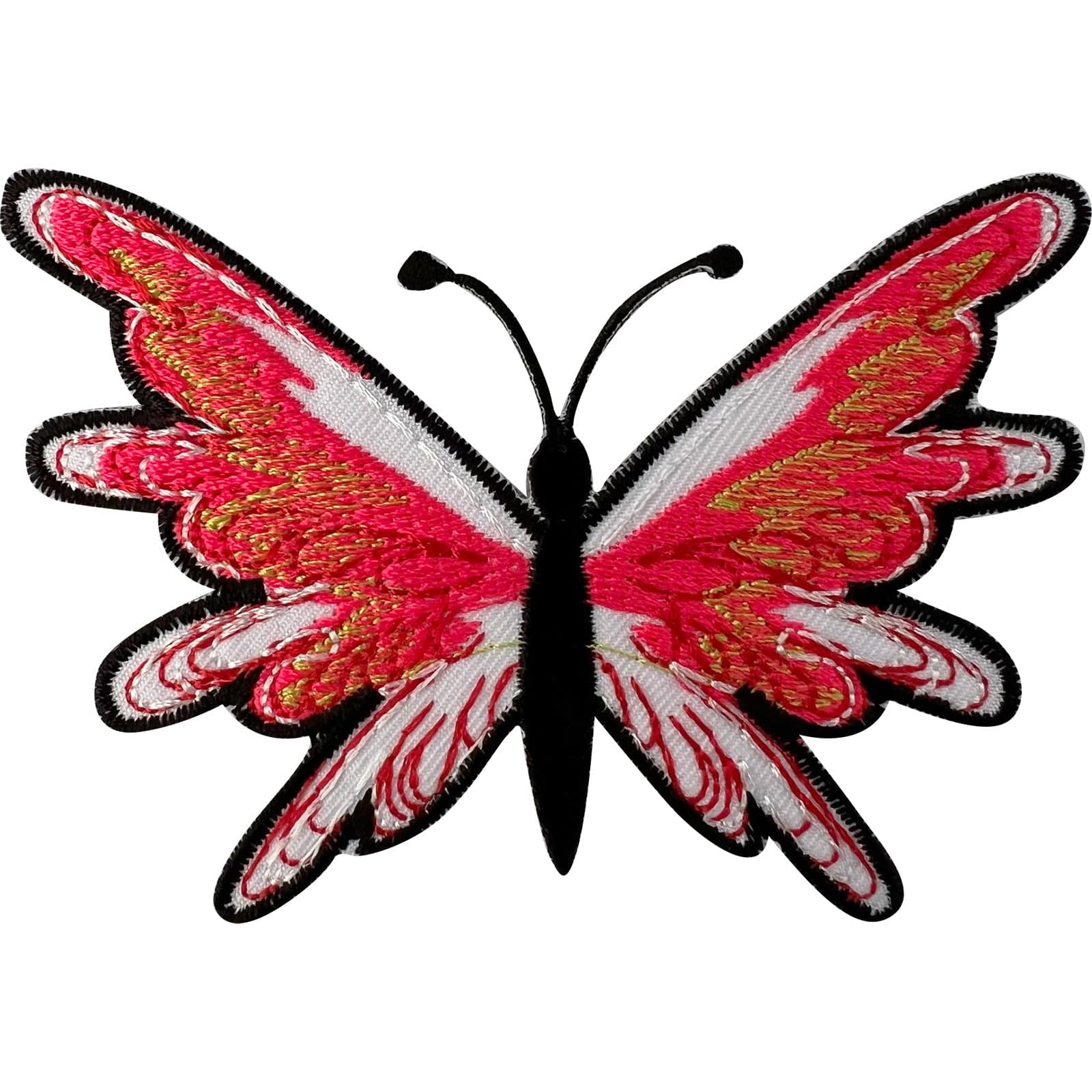 Butterfly Patch Iron On Sew On Embroidered Badge Transfer Embroidery Motif Decal