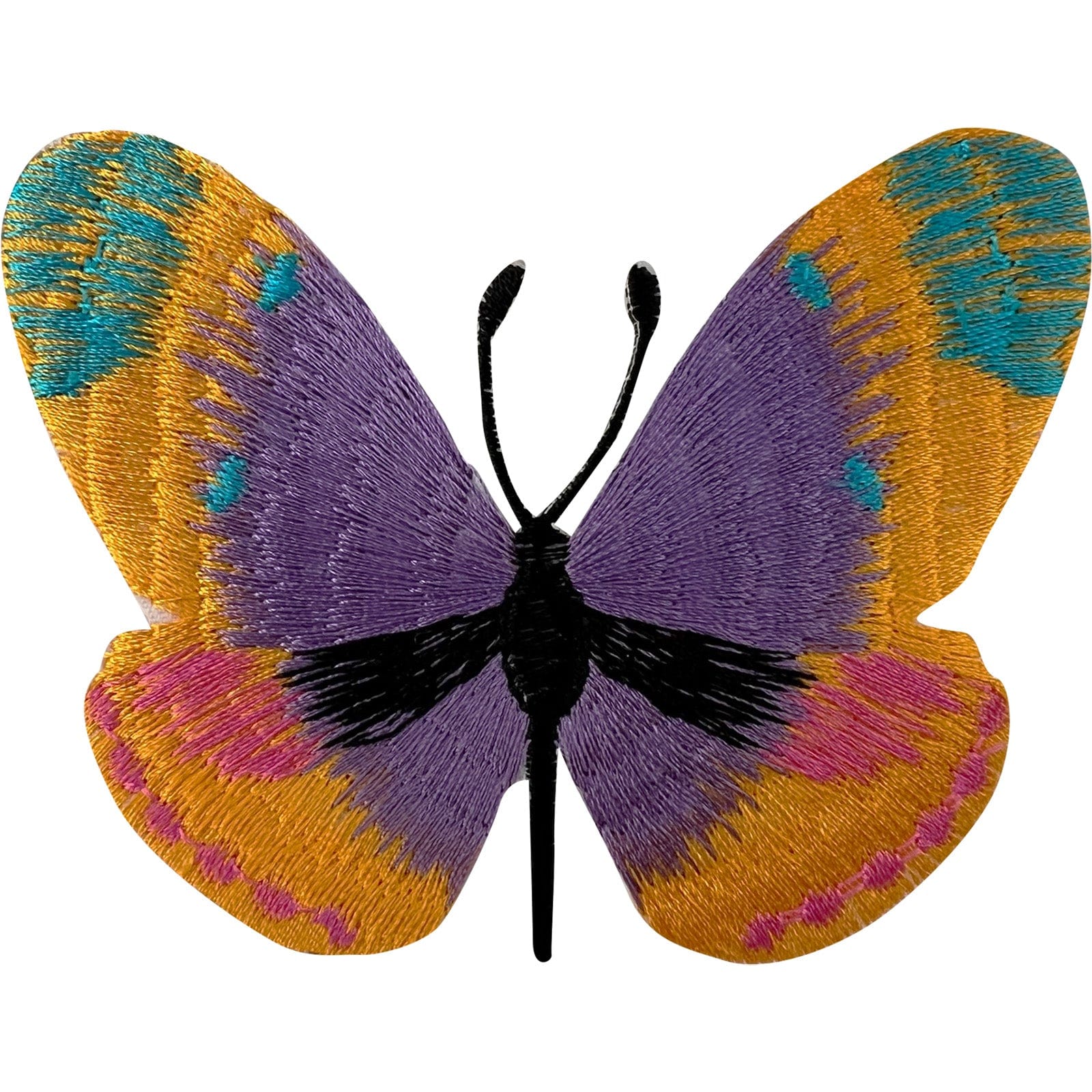 Butterfly Patch Iron Sew On Clothes Transfer Embroidered Badge Decal Craft Motif