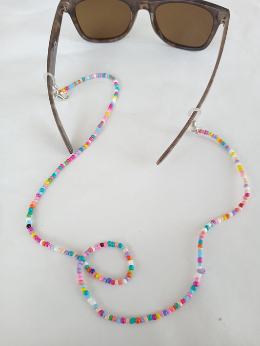 Colourful Beads glasses chain sunglasses strap summer holiday accessories