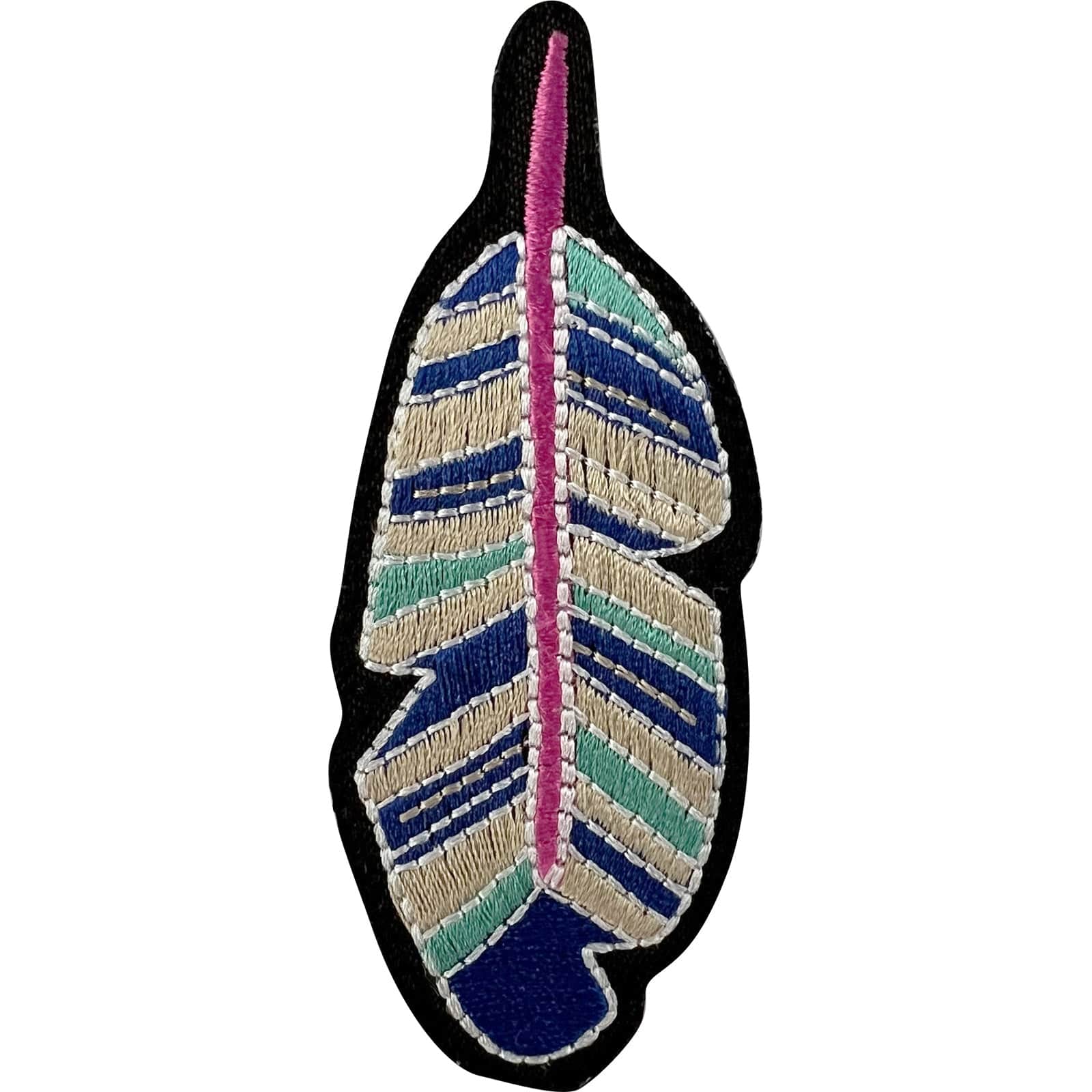 Feather Patch Iron Sew On Jeans Jacket Sweater Dress Skirt Bag Embroidered Badge