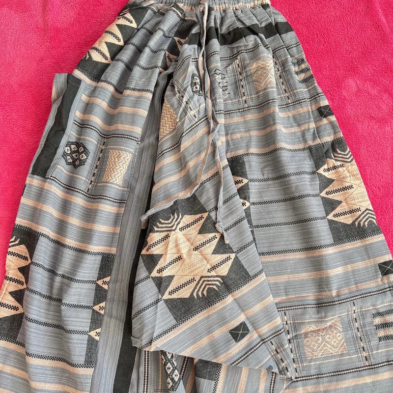 Grey Black Beige Thai Harem Pants Genie Aladdin Holiday Baggy Ali Baba Trousers