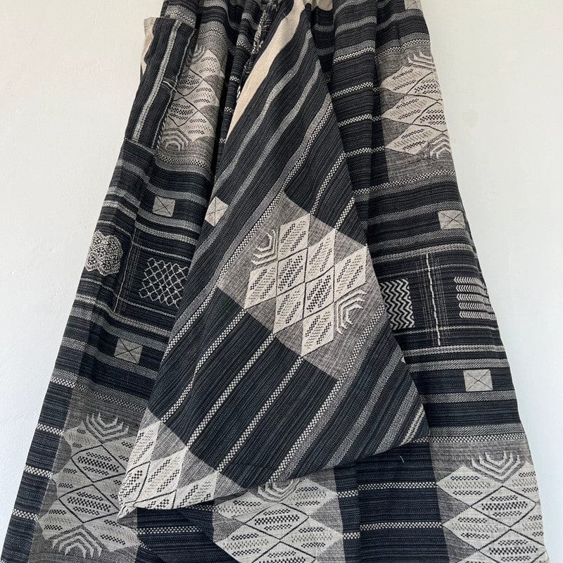 Handmade Mens Womens Black Grey Harem Pants Cotton Canvas Hippie Yoga Trousers