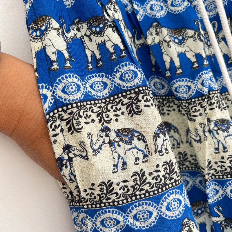 Ladies Mens Thai Elephant Harem Hippie Pants Beach Holiday Summer Hippy Trousers