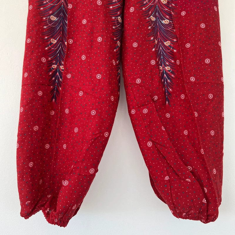 Ladies Pink Harem Pants Gypsy Hippy Aladdin Genie Female Womens Yoga Trousers