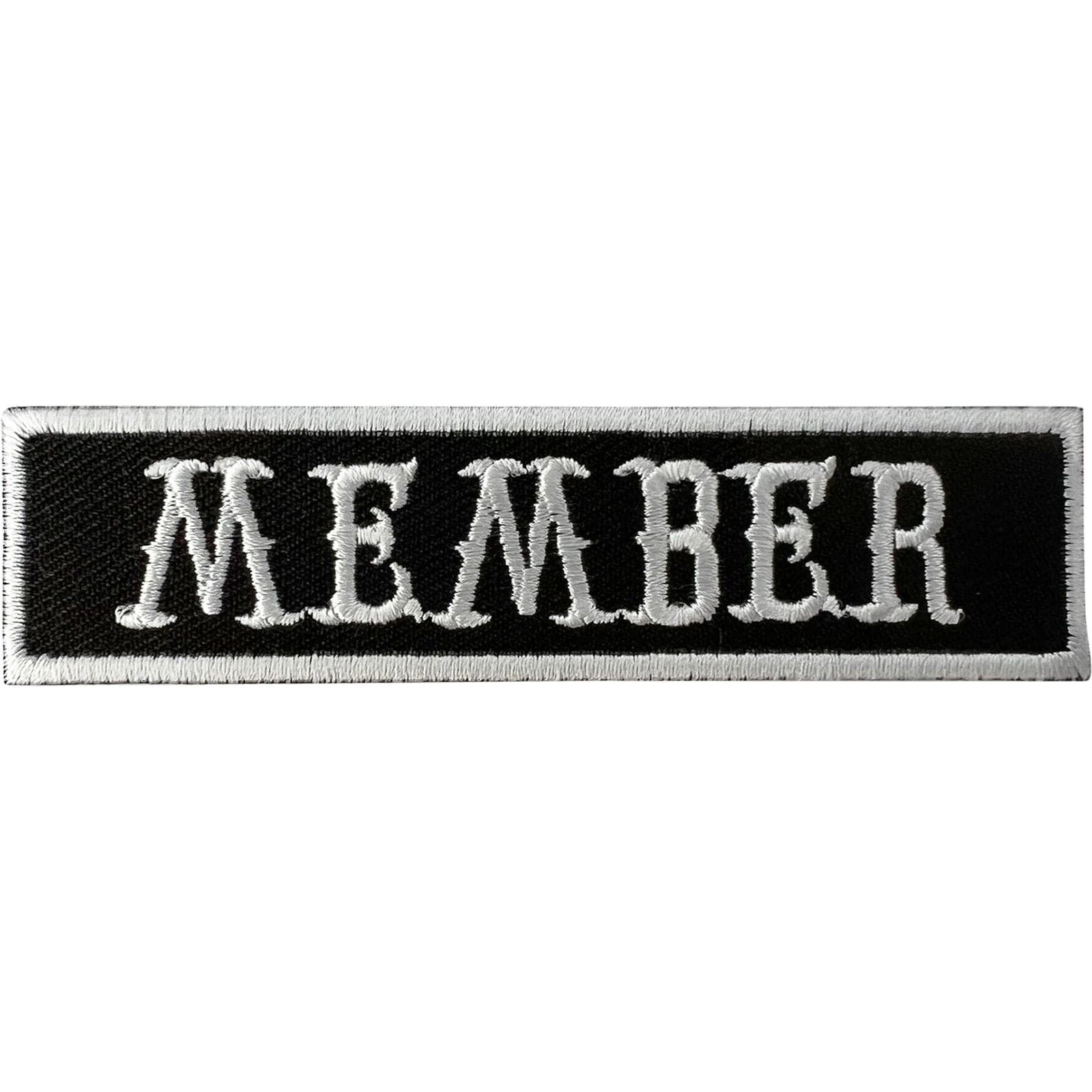 MEMBER Patch Iron Sew On Biker Motorcycle Motorbike Jacket Vest Coat Bag Badge