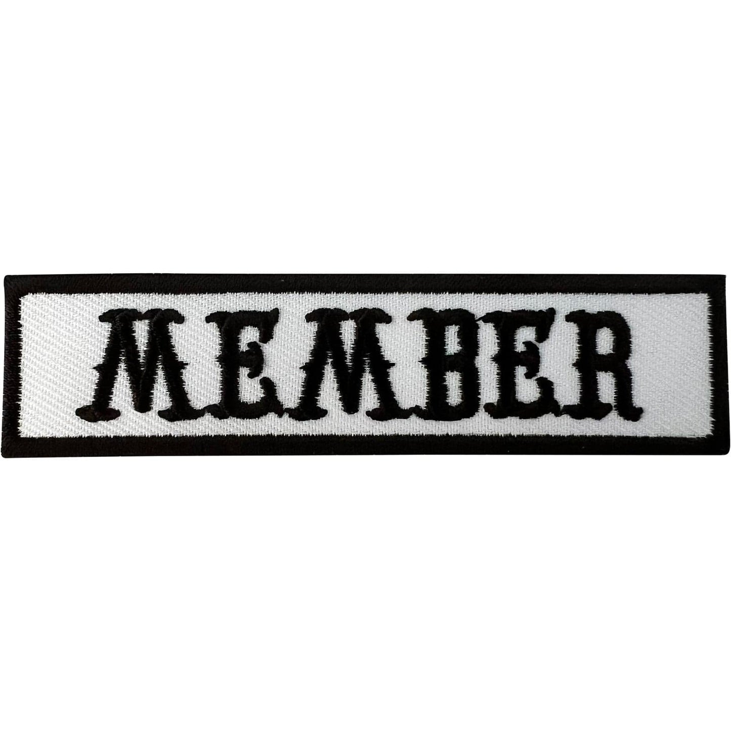 MEMBER Patch Iron Sew On Biker Motorcycle Motorbike Jacket Vest Embroidery Badge