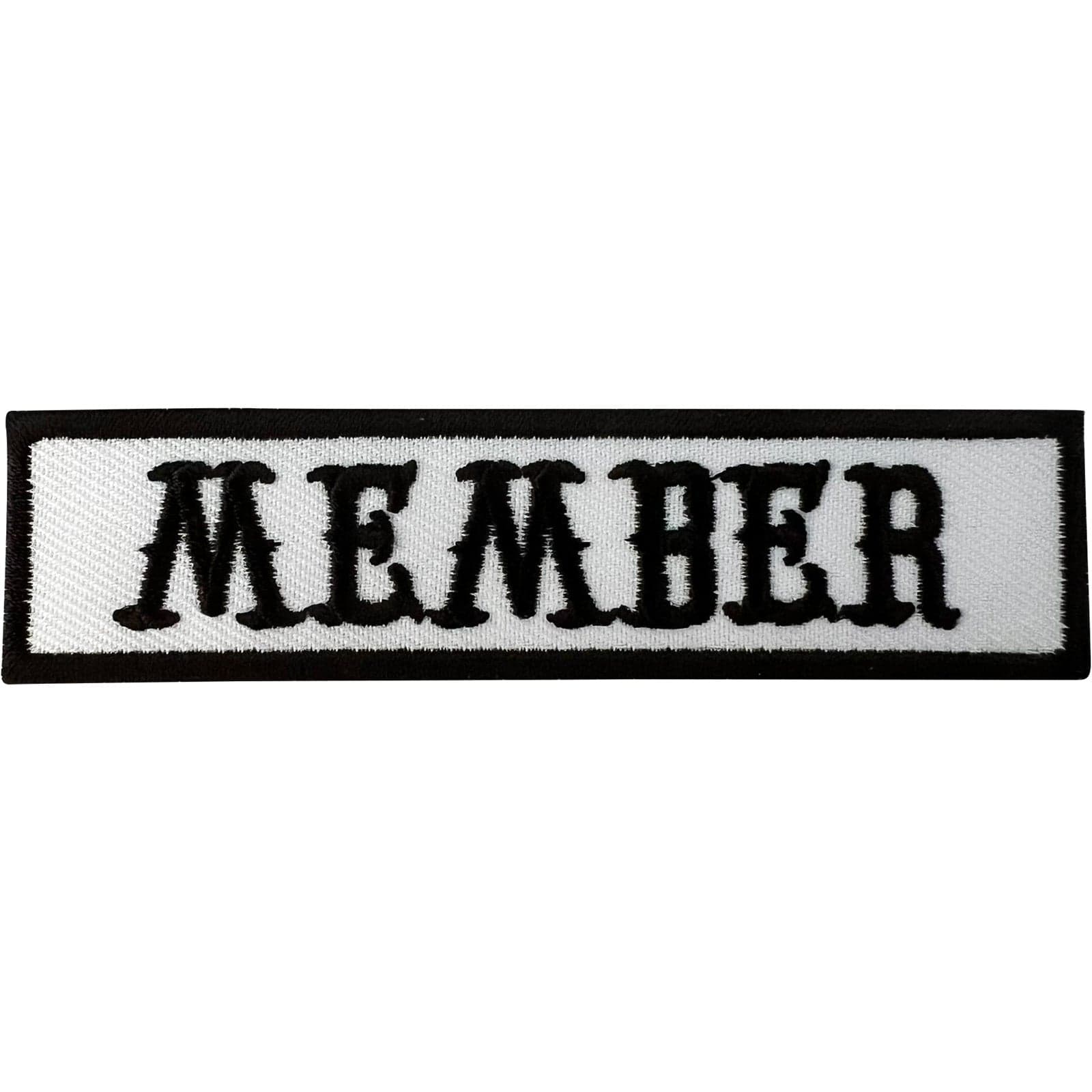 MEMBER Patch Iron Sew On Biker Motorcycle Motorbike Jacket Vest Embroidery Badge