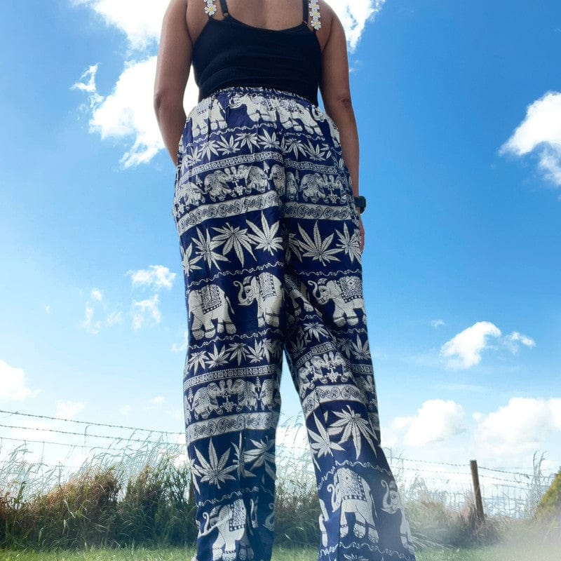 Mens Womens Ladies Thai Elephant Harem Pants Gypsy Hippie Hippy Summer Trousers