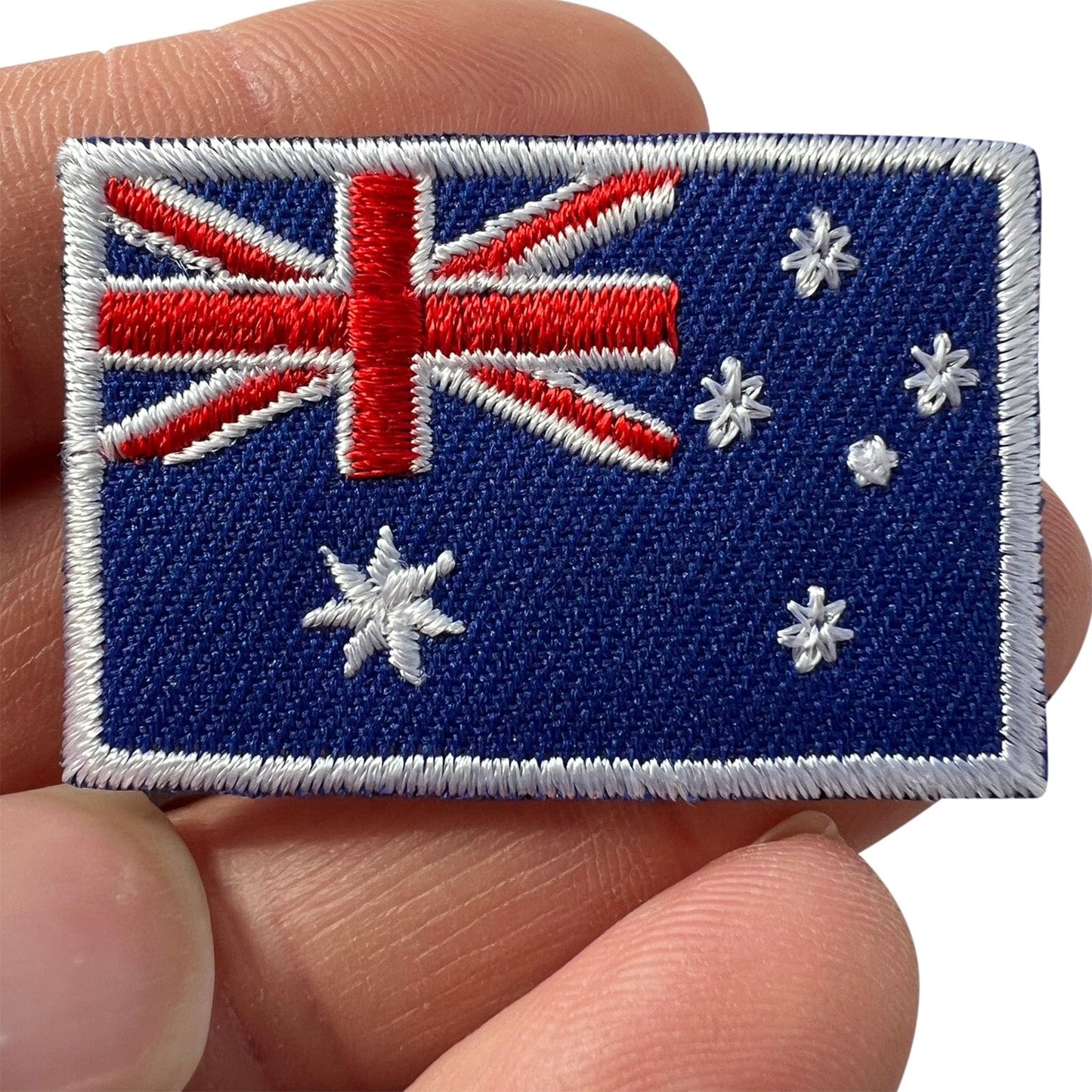 Mini Australia Flag Patch Iron Sew On Clothes Small Australian Embroidered Badge