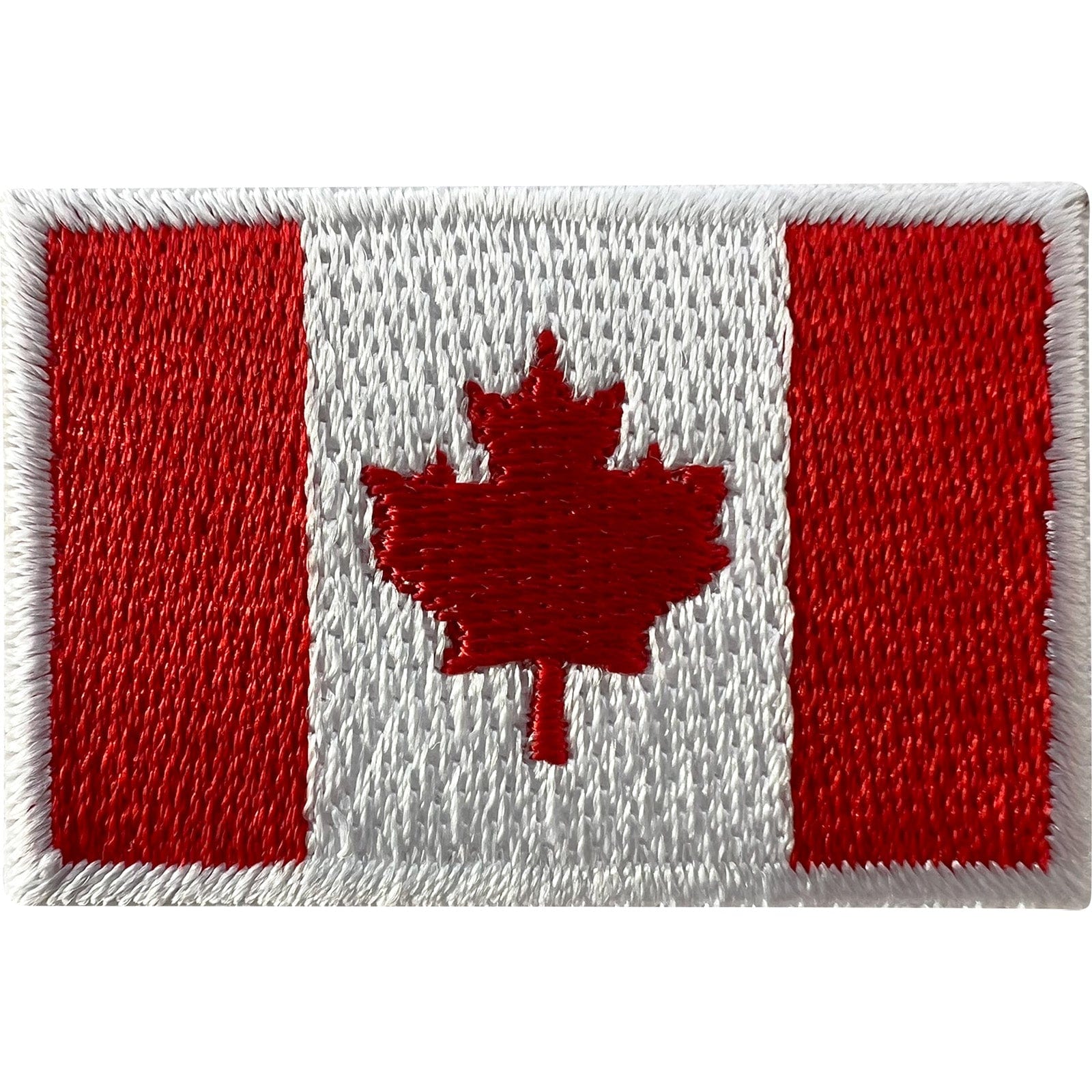 Mini Canada Flag Patch Iron Sew On Clothes Bag Small Canadian Embroidered Badge
