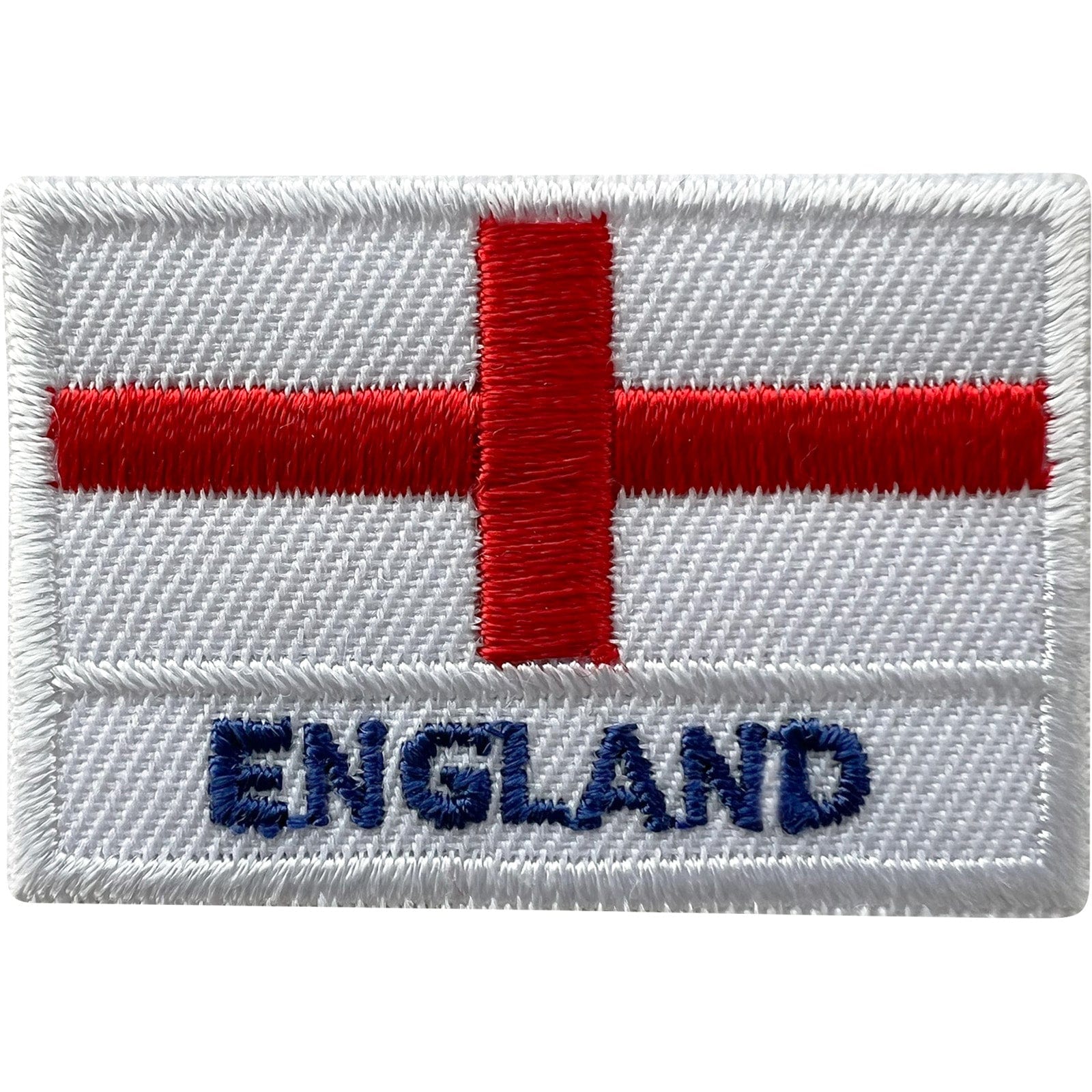 Mini England Flag Patch Iron Sew On Football Rugby Shirt Small Embroidered Badge