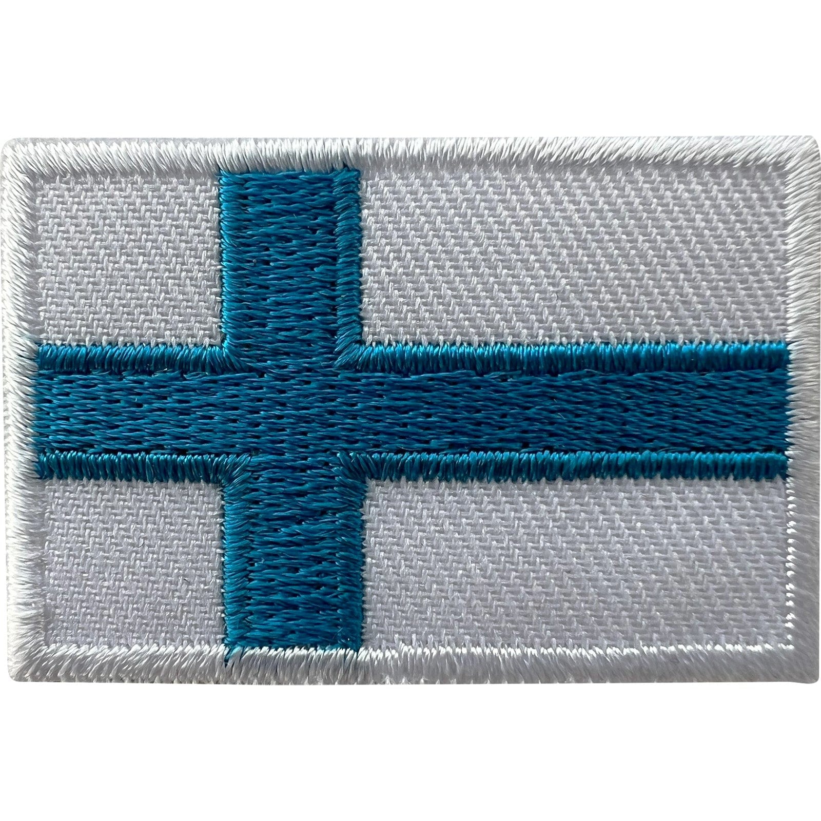 Mini Finland Flag Patch Iron Sew On Clothes Jacket Jeans Small Embroidered Badge