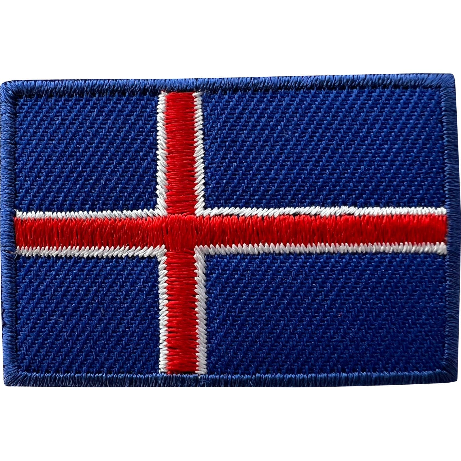Mini Iceland Flag Patch Iron Sew On Clothes Bag Small Icelandic Embroidery Badge
