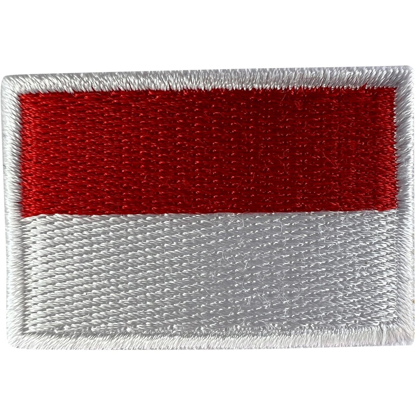 Mini Indonesia Flag Patch Iron Sew On Clothes Small Indonesian Embroidered Badge