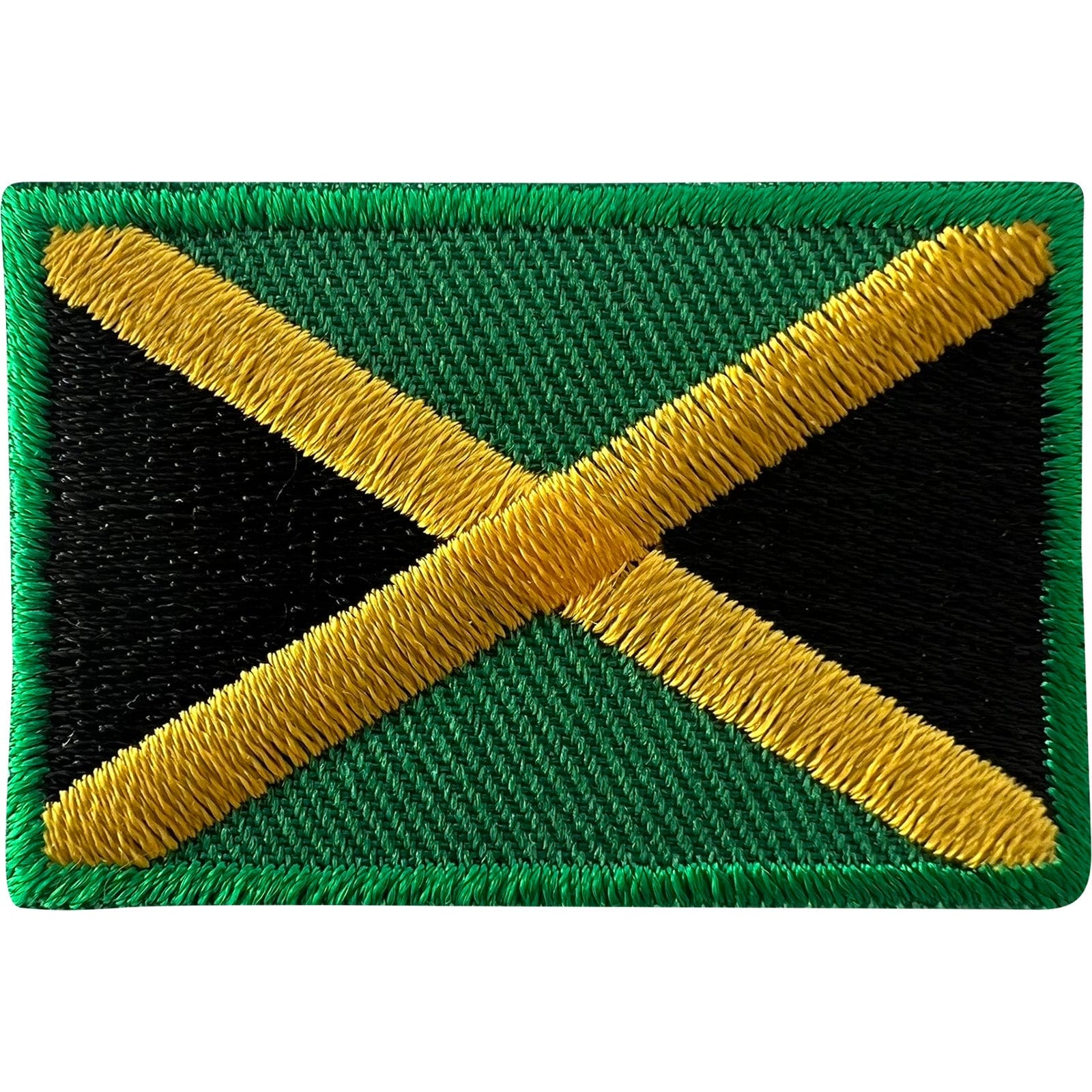 Mini Jamaica Flag Patch Iron Sew On Clothes Bag Small Jamaican Embroidered Badge