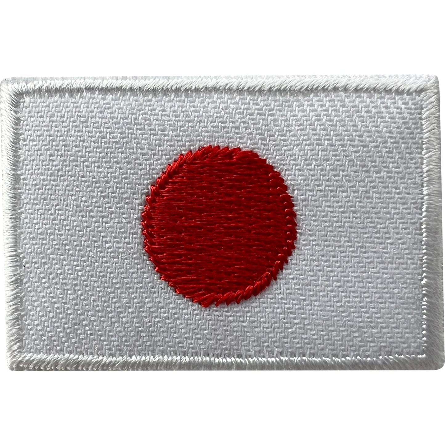 Mini Japan Flag Patch Iron Sew On Clothes Bag Japanese Small Embroidered Badge