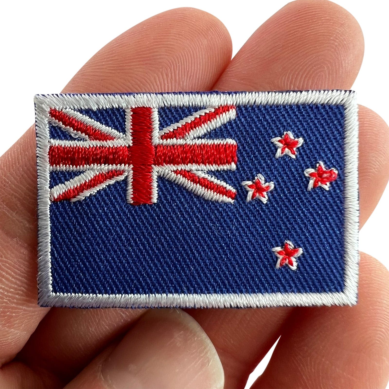 Mini New Zealand Flag Patch Iron Sew On Clothes Bag Shirt Small Embroidery Badge