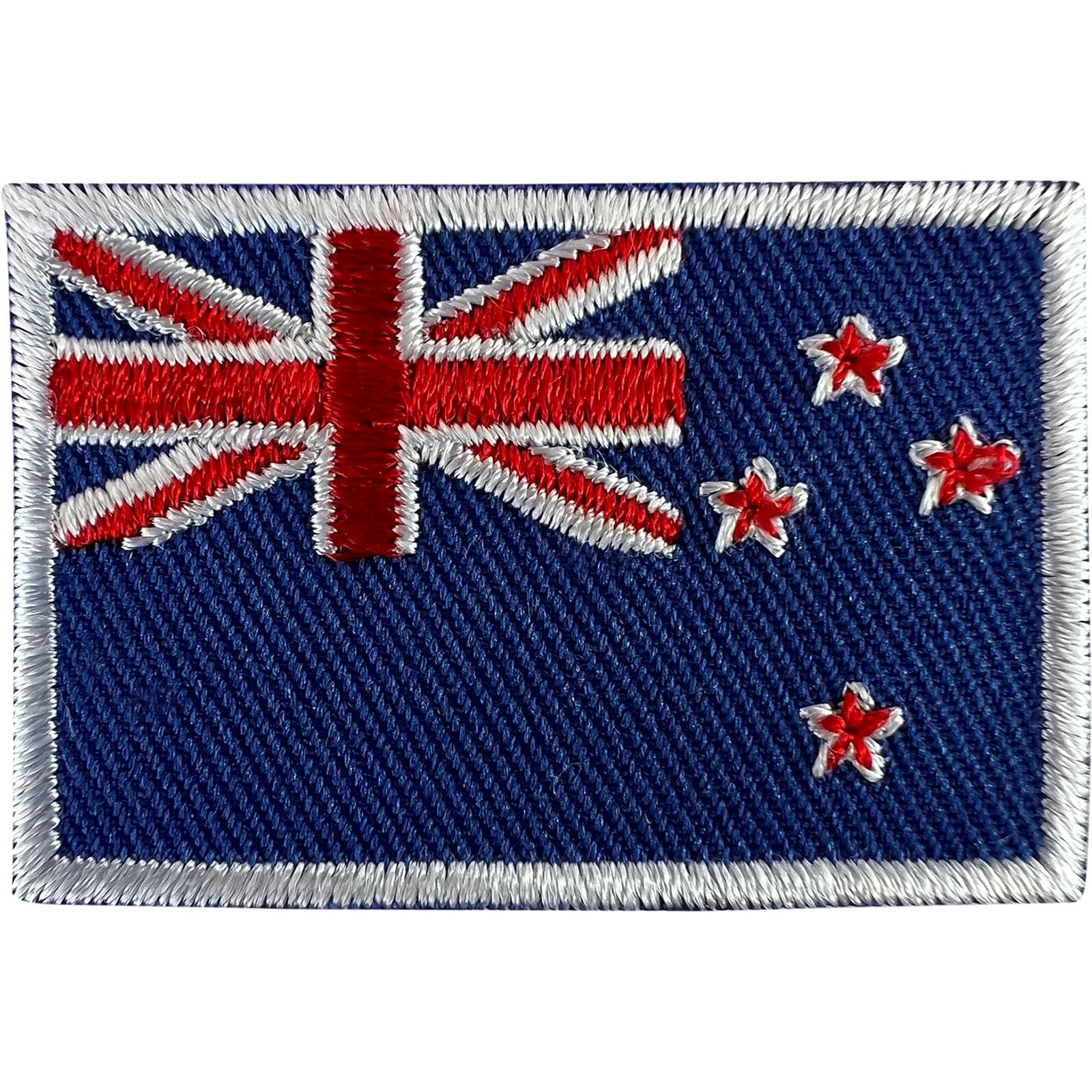 Mini New Zealand Flag Patch Iron Sew On Clothes Bag Shirt Small Embroidery Badge