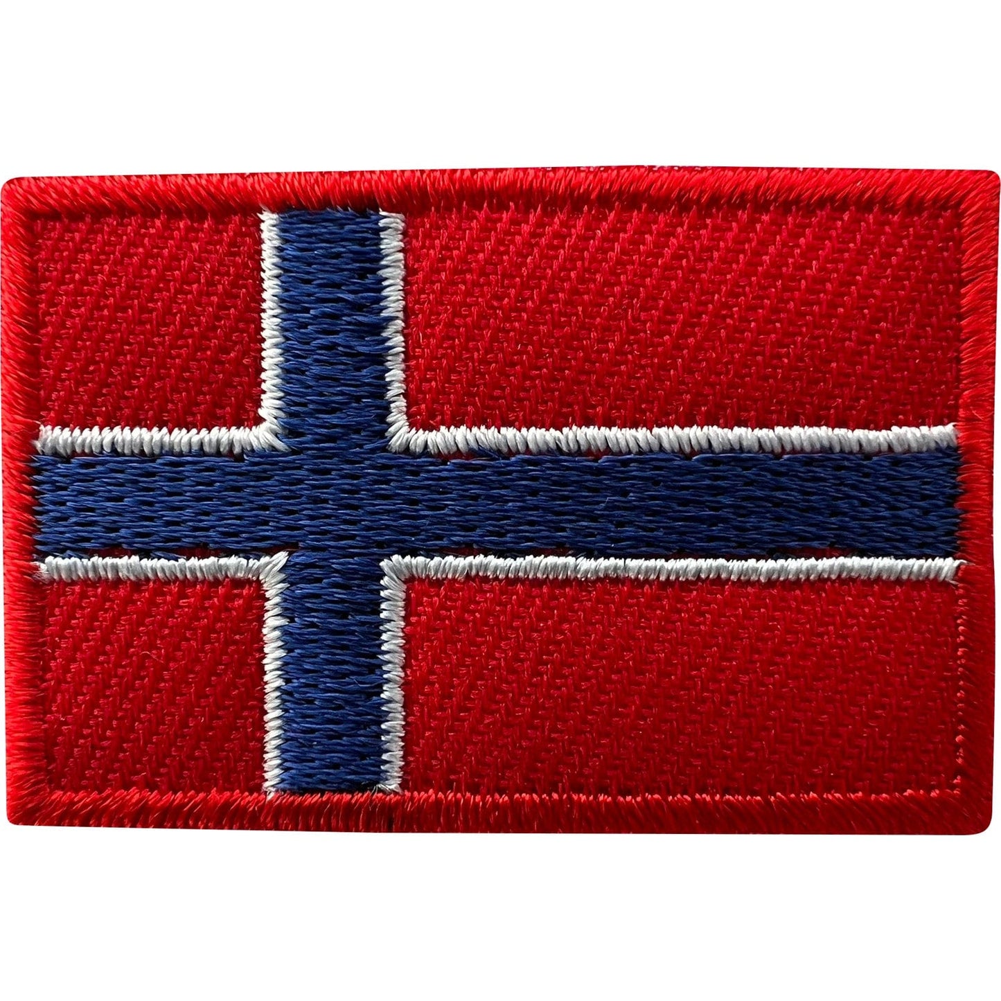 Mini Norway Flag Patch Iron Sew On Clothes Jacket Jumper Small Embroidered Badge