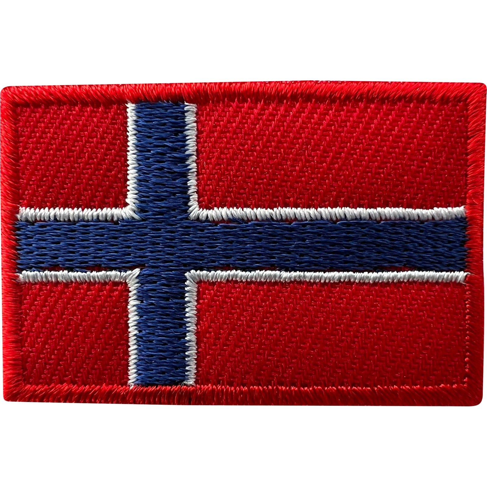 Mini Norway Flag Patch Iron Sew On Clothes Jacket Jumper Small Embroidered Badge