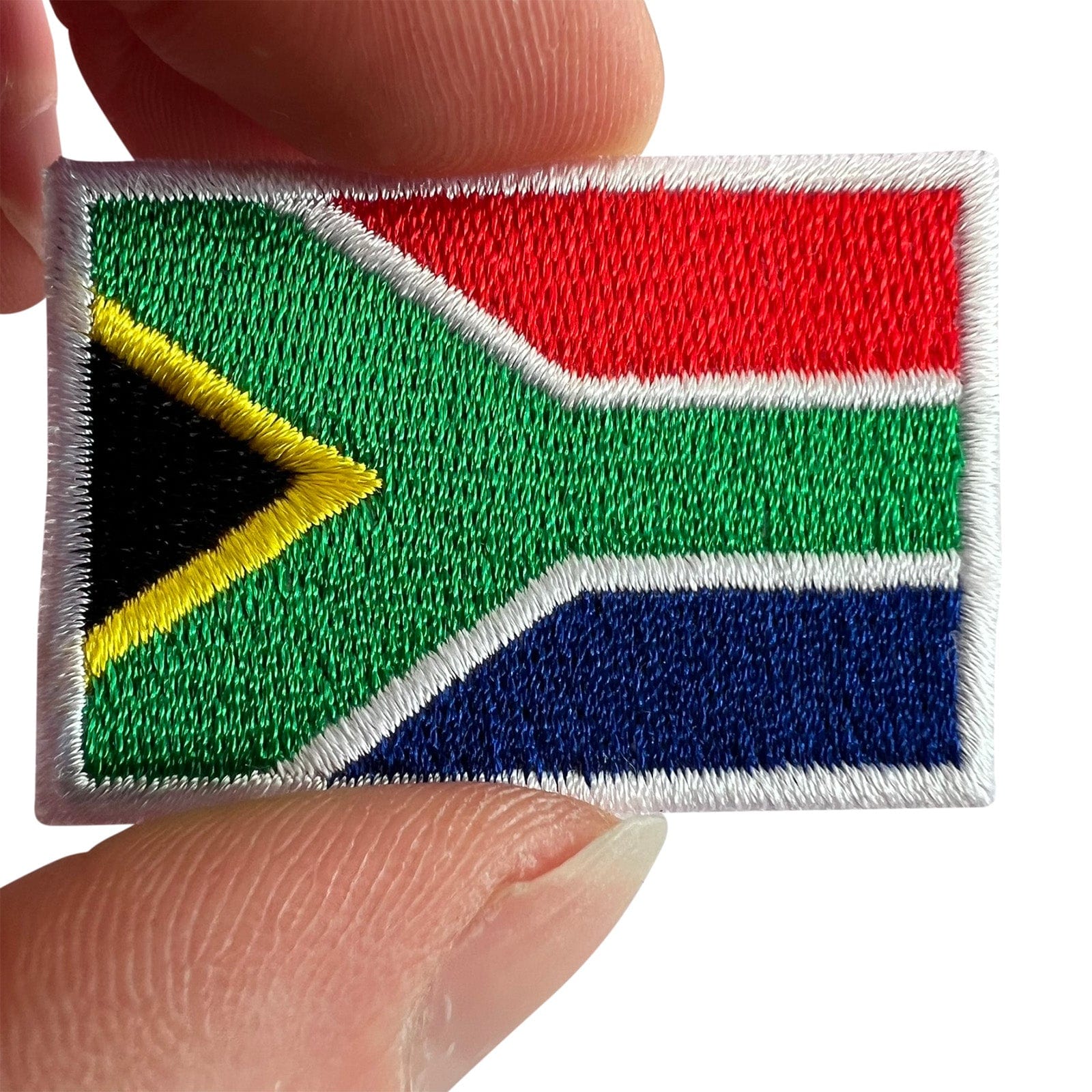 Mini South Africa Flag Patch Iron Sew On Clothes Small African Embroidered Badge